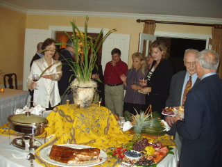 The table